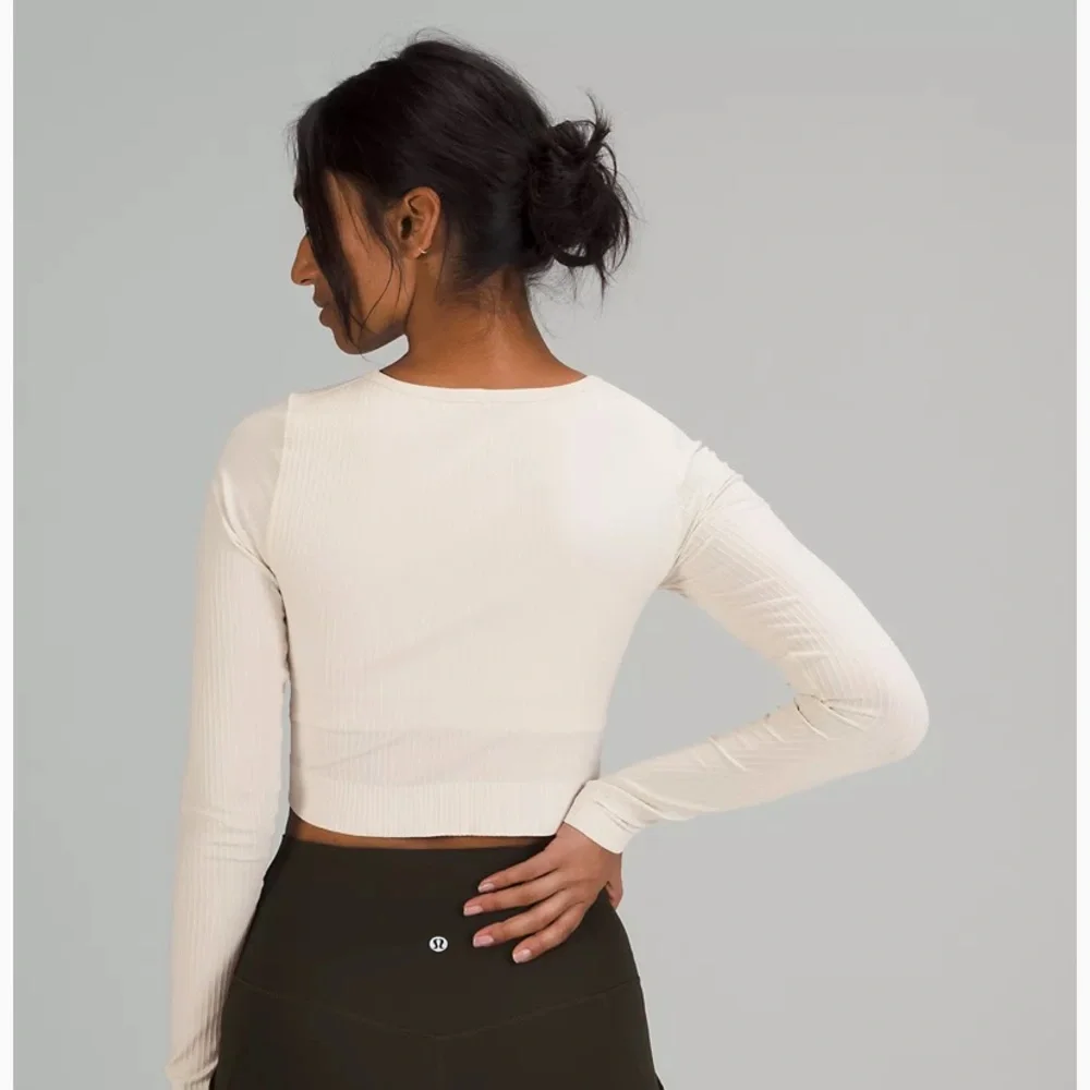 Lululemon Ebb To Street LS Shirt * White Opal - Picture 3 of 6